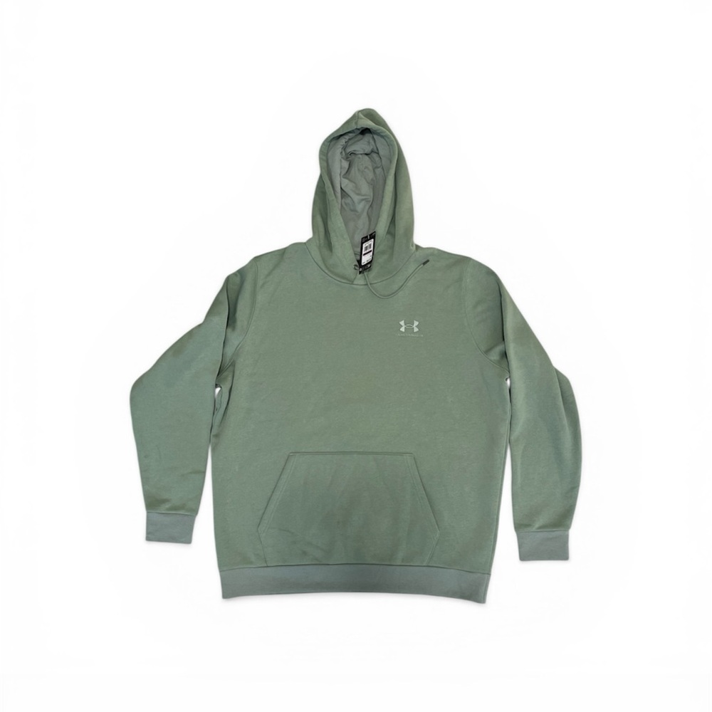 Under Armour Men’s Fleece Pullover Hoodie Light Green 2XL NWT